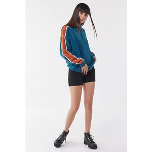 Urban outfitters Juno Velour Half-Zip pullover Sweater small